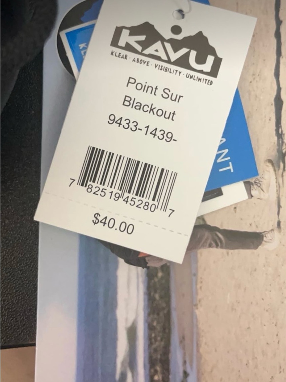 🏔️ KAVU Point Sur Belt Bag Nylon Fanny Pack Mesh Pocket - Blackout - Picture 6 of 6